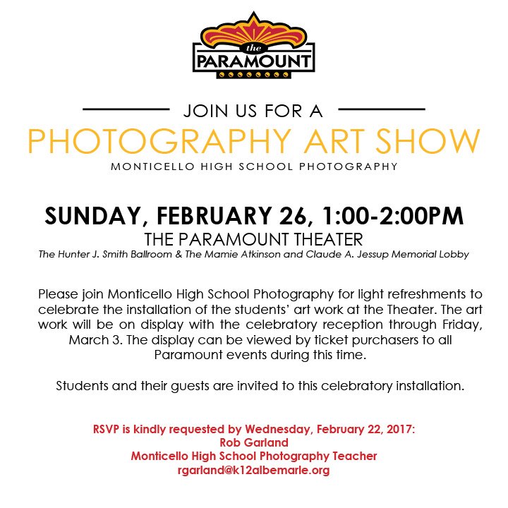 MoHS Photography Art Show