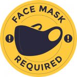 Face Mask Required Sticker