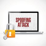 spoofing attack with lock and key graphic
