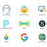Technology homepage icons