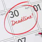 Deadline on April 30