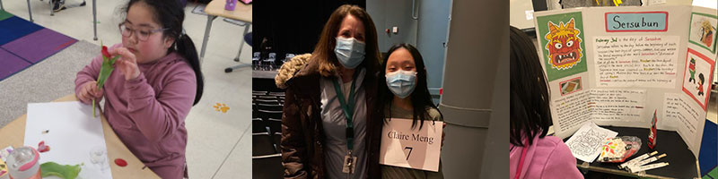 science learning, sharing cultural knowledge, and this year’s spelling bee 2nd place winner Claire Meng