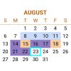 Draft Calendar Image: August 2023