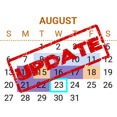 Draft Calendar Image: August 2023 - UPDATE