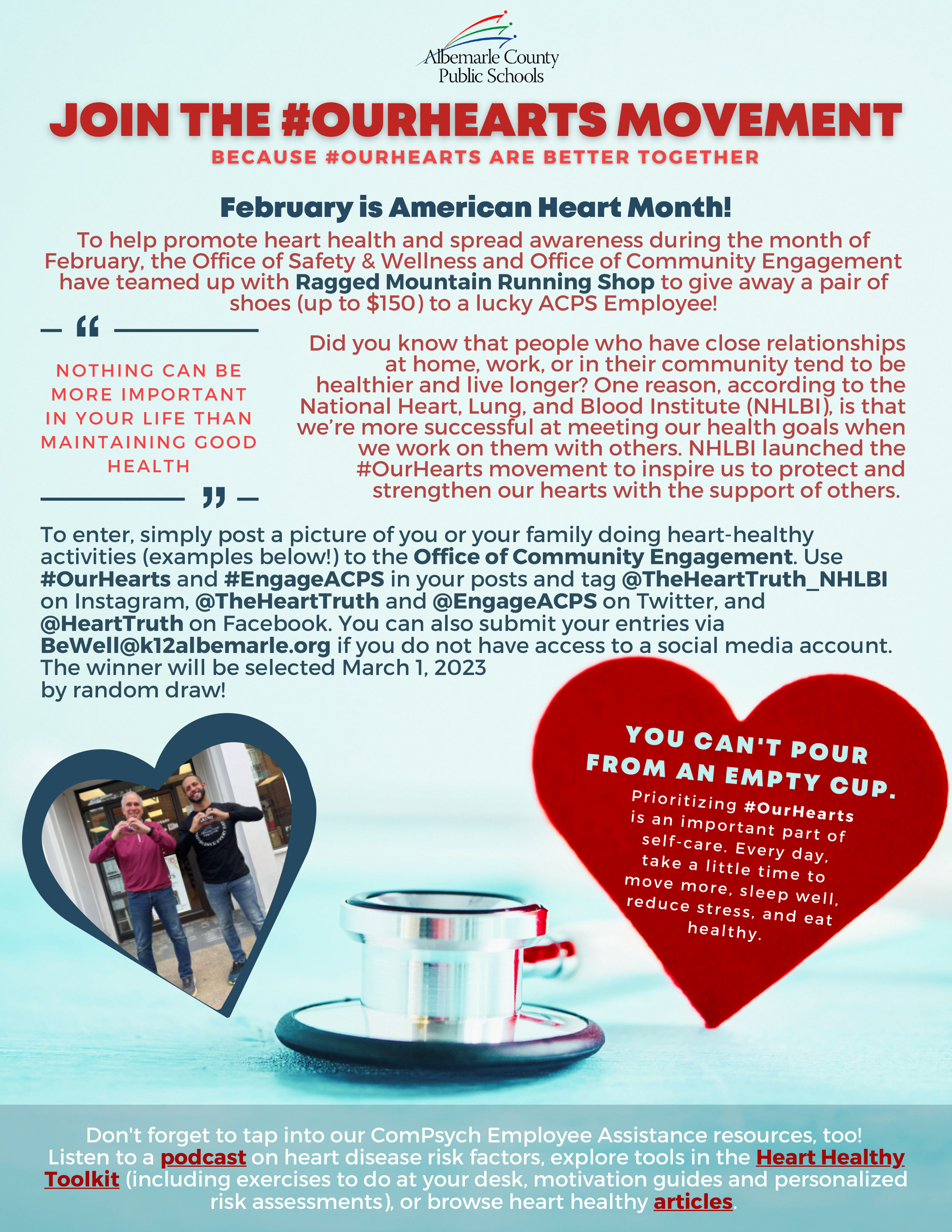 OurHearts Event Flyer (Feb. 2023)