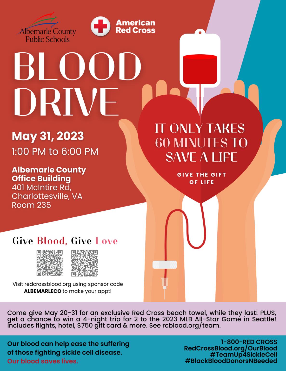 Give the Gift of Life: ACPS Blood Drive on May 31 | Division Compass 