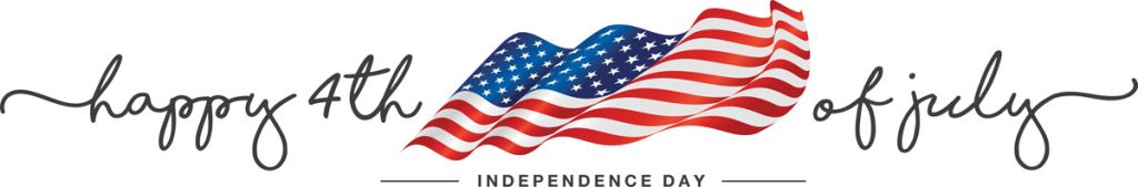 Happy 4th of July banner