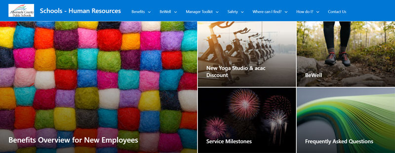 HR SharePoint site header 082423