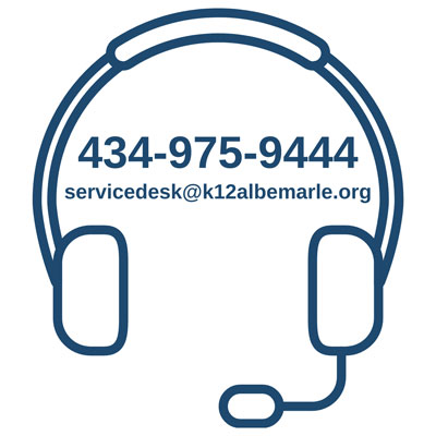 headset icon with phone number and email address