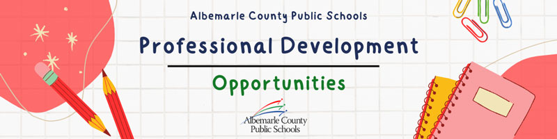 Professional Development Opportunities banner