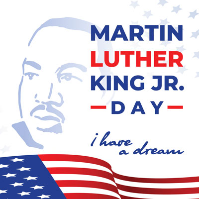Martin Luther King, Jr. Day banner