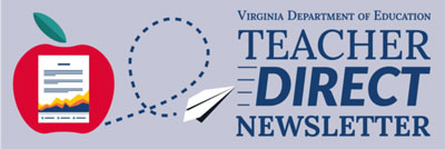 VDOE TeacherDirect Newsletter logo