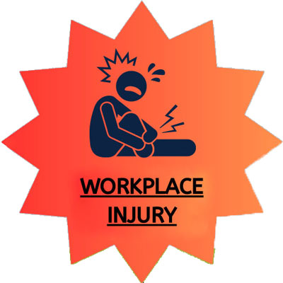 Workplace injury sign